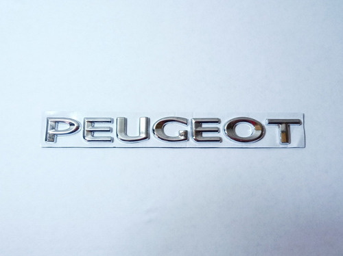 Letras Peugeot Insignia Emblema Cromadas Logotipo Foto 3