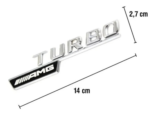 Logo Amg Turbo - Mercedes Benz - Genuino Foto 2