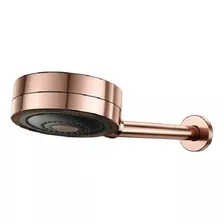 Chuveiro Com Tubo De Parede Novo Technoshower Cobre Polido