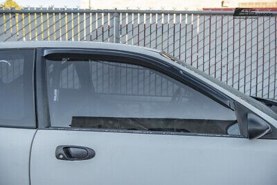 For 88-91 Honda Civic Hatchback Jdm Tape-on Side Sun Shade Foto 4