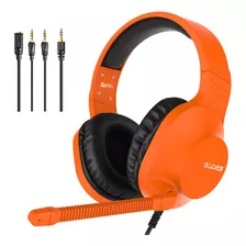 Headset Gamer Sades Para Ps4 Vr Xbox Cel Nintendo Switch Spirits Cor Laranja