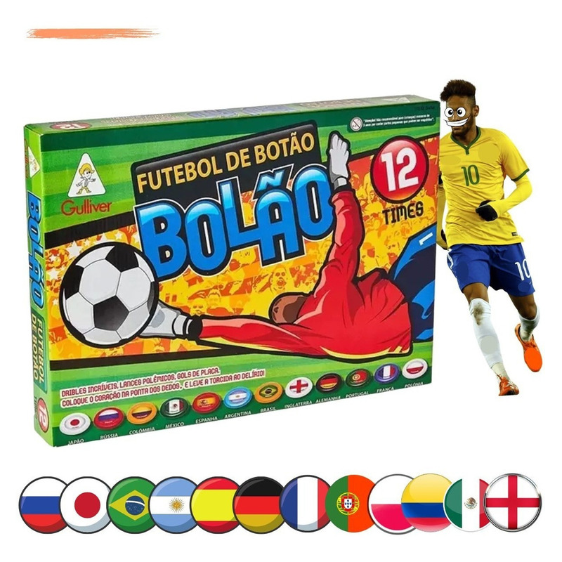 Jogo Futebol 90x60 Peteleco + Kit Jogo Botão Salão De Jogos