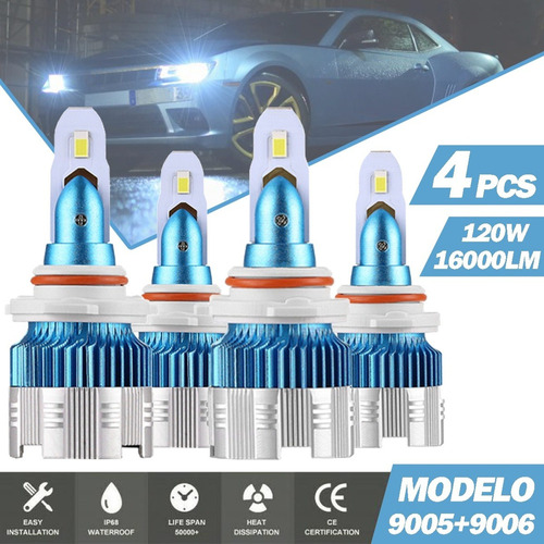 Para Chevrolet Cavalier 95-99 Kit De Focos Led Haz Alto/bajo