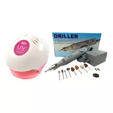 Cabina Uv Teknikpro Spa + Torno Driller Para Uñas Esculpidas