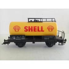 Ruca Tren Vagon Tanque Esq Db Shell Fleischmann H0 Dc ( 3 )