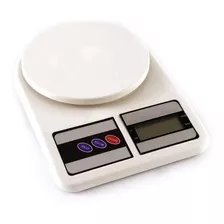 Balança Cozinha Digital 1 Grama A 10kg Dieta, Fitness Capacidade Máxima 10 Kg Cor Branca