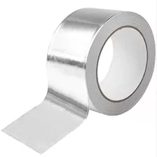 Cinta O Huincha De Aluminio Adhesiva 18 Mts Color Plateado