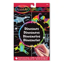 Hojas De Diseño Para Dibujar Scratch Art: Dinosaurios