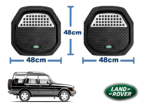 Tapetes 4pz Charola Logo Land Rover Discovery 1999 A 2003 Foto 3