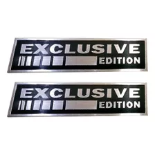 Emblema Exclusive Black Edition Vw Chevrolet Honda Fiat 2uni