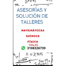 Asesorías Y Solución De Talleres