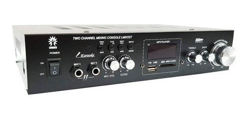 Amplificador Perifoneo Ambiental Estereo Usb Sd Bluetooth Fm