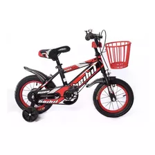 Bicicleta Infantil Rodado 16 Rueditas Canasto Y Parrilla