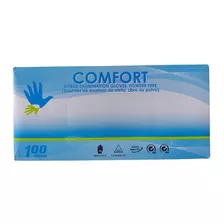 Guantes De Nitrilo Comfort Talla M / S Caja X 100 Unidades