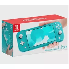 Nintendo Switch Lite 32gb Standard Cor Azul-turquesa Cor Turquesa