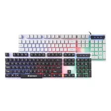 Combo Kit Teclado Y Mouse Gamer Cable Usb Km170 Jertech Mouse Negro Teclado Color Variable