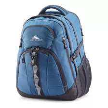 Mochila Acolchada Grande Con Múltiples Compartimentos-azul