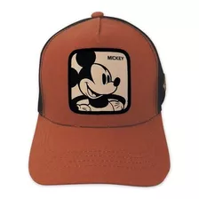 Gorra Mickey Disney Original Bordó Adulto Licencia Oficial