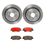 Brembo Front Brake Kit Disc Rotors Low-met Pads For Mb W Lld
