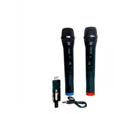 Pack De Microfonos Karaoke Inalámbrico Usb Vmic V16u-2