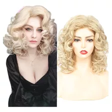 Aprovecha Hermosa Peluca Rubia Marilyn Monroe 