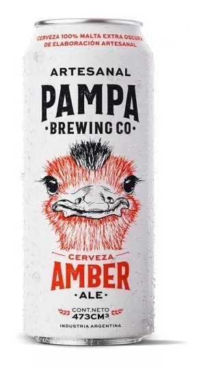 Cerveza Pampa Amber Ale 473cc 
