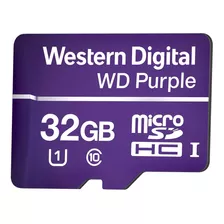 Cartão Micro Sd 32gb Intelbras Western Purple Cameras