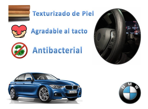 Tapetes 3d Logo Bmw + Cubre Volante 320i 2012 A 2017 2018 Foto 6