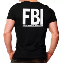 Camiseta Estampada Fbi | Atack