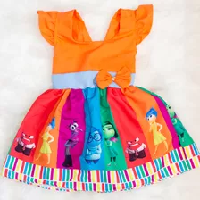 Vestido Divertidamente (6 A 24 Meses) Alegria Emoções Menina