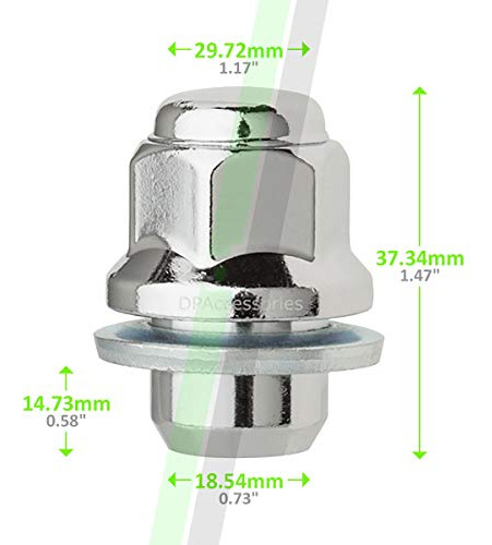 Lug Nuts Cromados Para Toyota Lexus Scion - 20 Unidades Foto 3