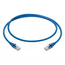 Patch Cord Cat6 Utp De 1 Metro Azules X 5 Unidades