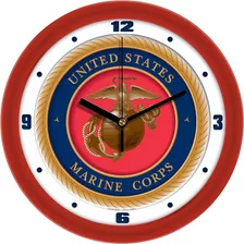 Reloj De Pared Suntime U.s. Marines De 11,5 , Movimiento Sil