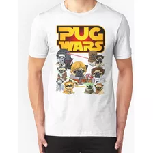 Franela Pug Wars Star Wars Perros