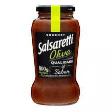 Molho De Tomate Oliva Salsaretti Gourmet Sem Glúten 500 G