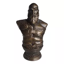 Busto Kratos God Of War 3d Colecionável - 12cm