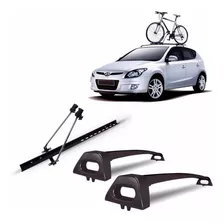 Rack Teto Hyundai I30 09 2010 2011 2012 Preto + Suporte Bike