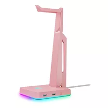 Soporte Para Auriculares Para Juegos Ifyoo Rgb Con 2 Puertos