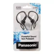 Auricular Panasonic Deportivo Clip Rp-hs16 Negro Original!!!