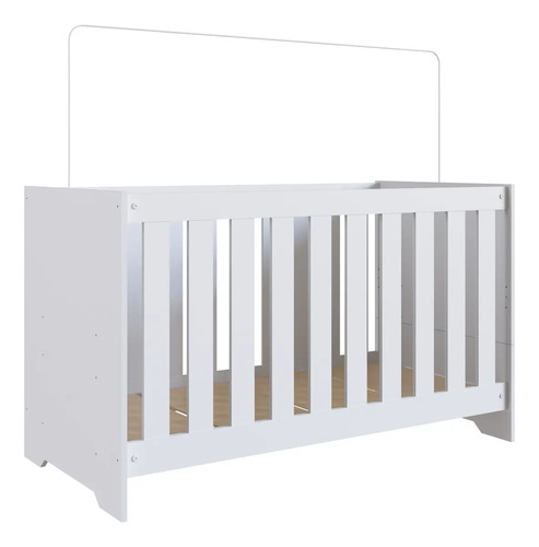 Berço Mini Cama 3 Em 1 La003 Branco Comm Branco
