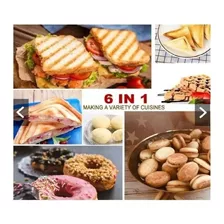 Maquina 6 En 1 - Waflera Sandwichera Grill Donas