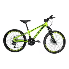 Bicicleta Aro 24 Rino Everest Freio Disco 21v Câmbio Shimano