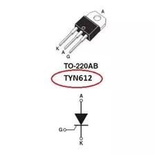 Scr Tyn612 Scr 12 Amp 600 Volt