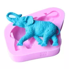 Ab340 Molde De Silicone Elefante Renda Para Confeitar