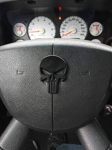 2 Emblemas Calavera Skull Decoracion Ford Nissan Honda Jeep Foto 4