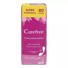 Protectores Diarios Carefree Sin Perfume 80 U