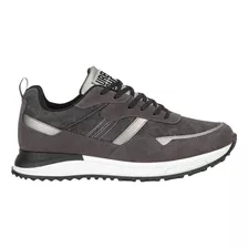 Tenis Urbano Casual Urban Shoes 2420 Gris Oxford Para Hombre