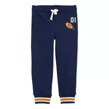 Pantalón Deportivo De Algodón, Estampa Rugby Carters 2p58