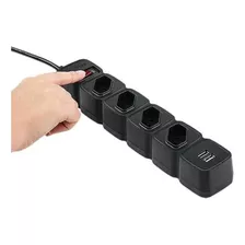 Protetor Eletrônico C/4 Tomadas E 2 Usb Intelbras Epe 204 3m