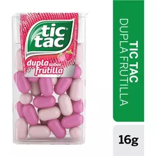 Pastillas Tic Tac Dupla Frutilla - Caramelos X12 Estuches